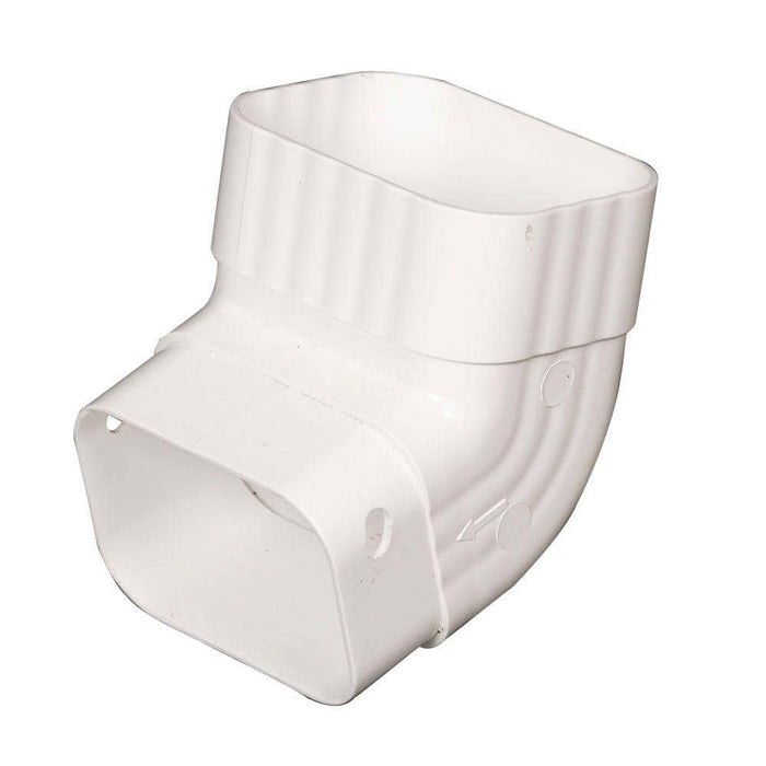 Gutter Elbow-A 2 in. x 3 in. Downspout Vinyl White