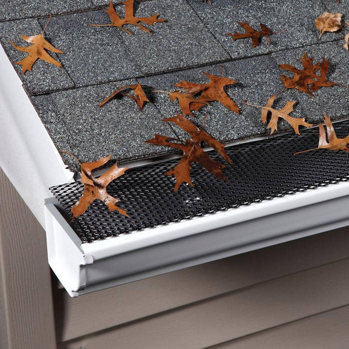 Gutter Guard Mesh 6 in. x 3 ft. Steel Black