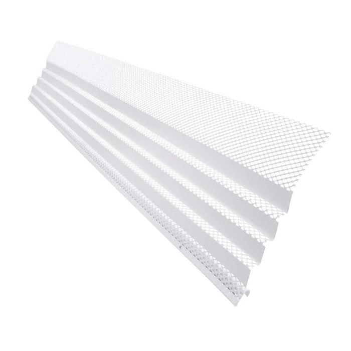 Gutter Guard Mesh 7 in. x 3 ft. Steel White