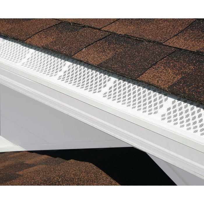 Gutter Guard Micro-Mesh 6-1/4 in. x 3 ft. Vinyl White