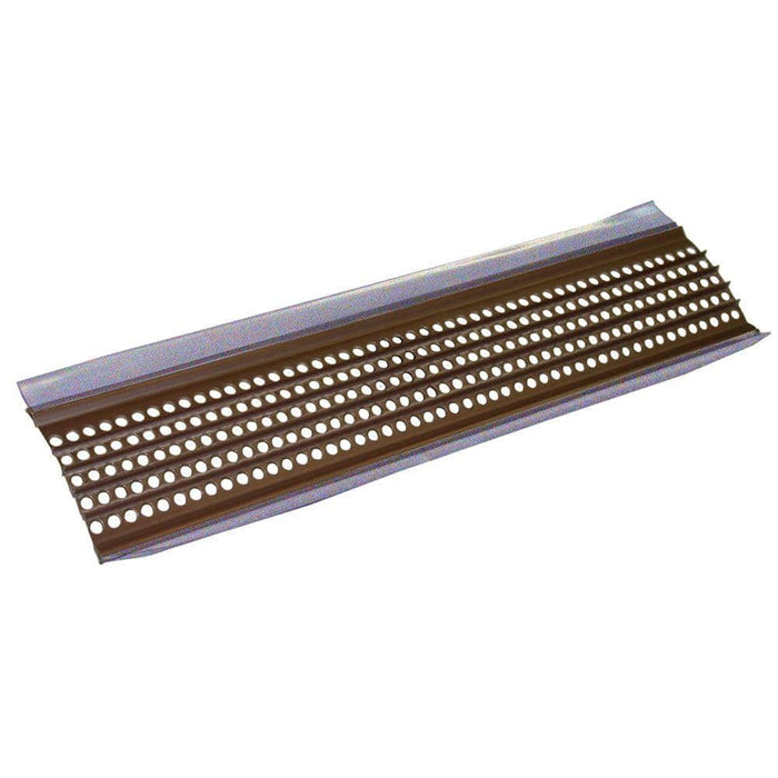 Gutter Guard Mesh 5-1/4 in. x 6 ft. Vinyl Brown