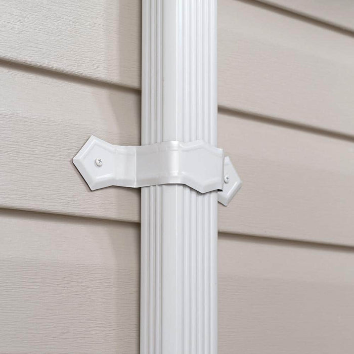 Downspout Band 2 in. x 3 in. Aluminum White