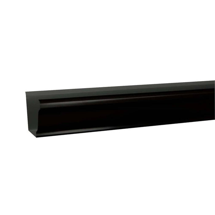 Gutter 5 in. x 10 ft. Style-K Aluminum Black