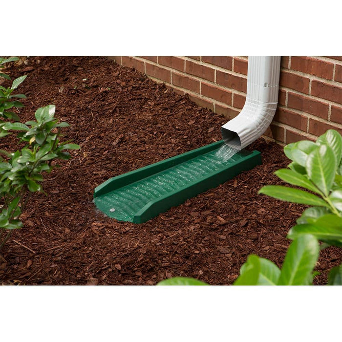 Gutter Splash Blocks 24 in. Vinyl Green