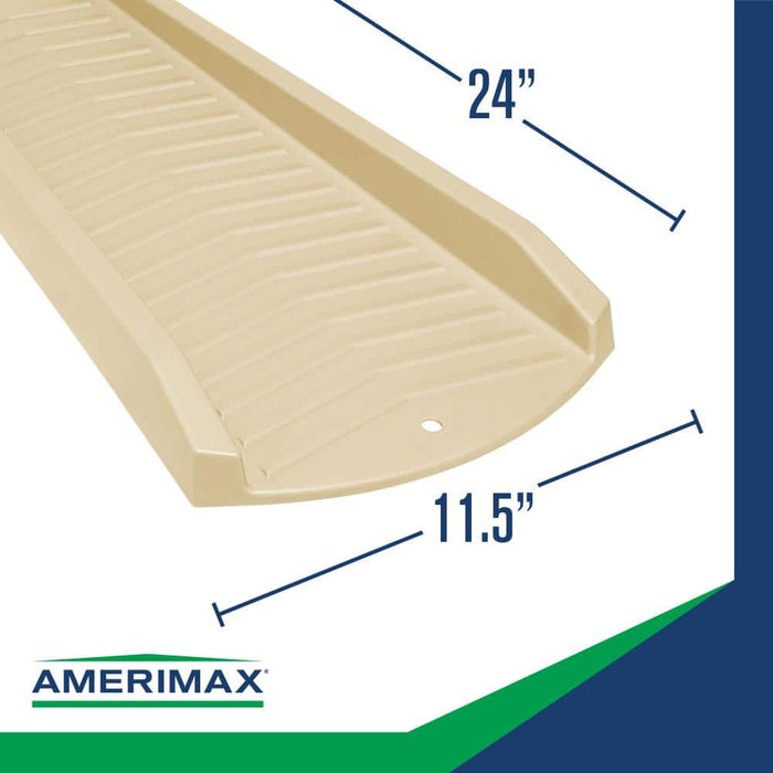 Gutter Splash Blocks 24 in. PVC Tan