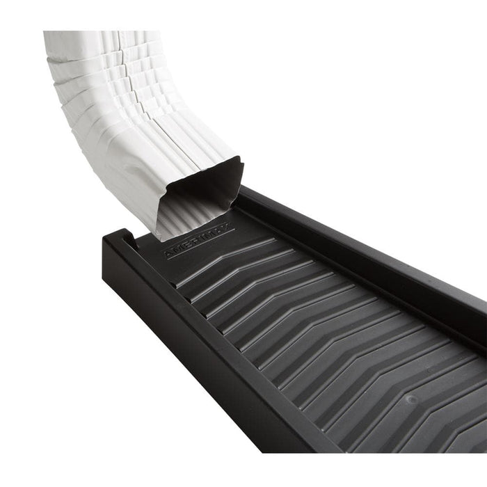 Gutter Splash Blocks 24 in. PVC Black