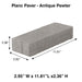 Concrete Paver  11.8 in. x 2.95 in. x 2.36 in. Antique Pewter Pavestone Planc 3