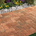 Concrete Paver 7 in. x 3.5 in. x 1.77 in. Antique Red  Pavestone 2