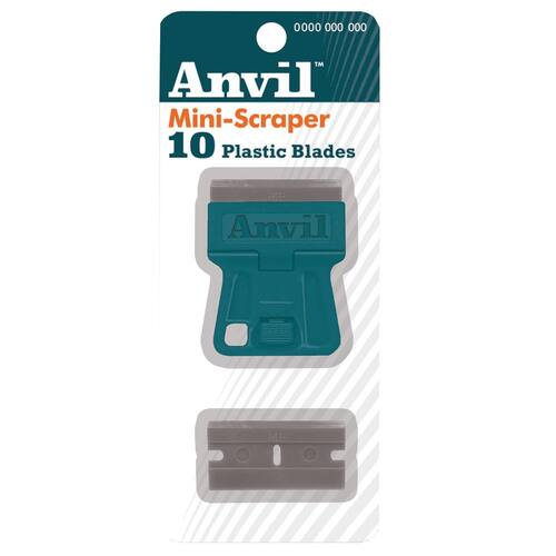 Mini Razor Scraper, 1.5 in., with 10 Plastic Blades Same-Day Delivery