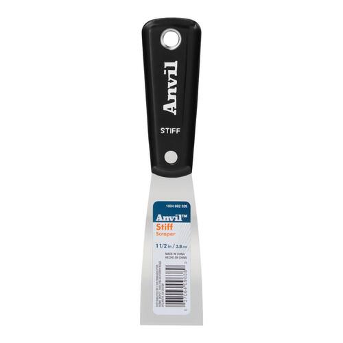 Paint Scraper, Stiff Steel, 1.5 in.