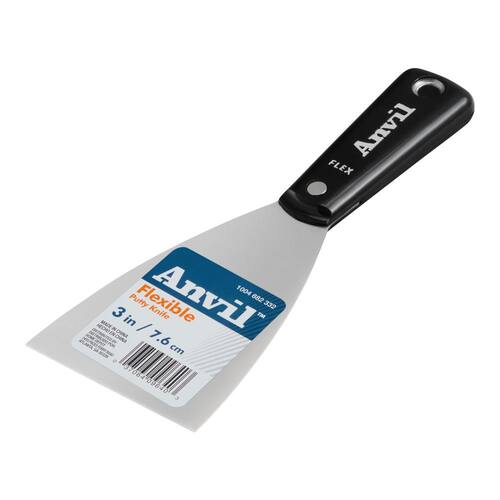 Putty Knife, Flexible Steel, 3 in. 1