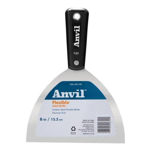 Putty Knife, Flexible Steel, 6 in.