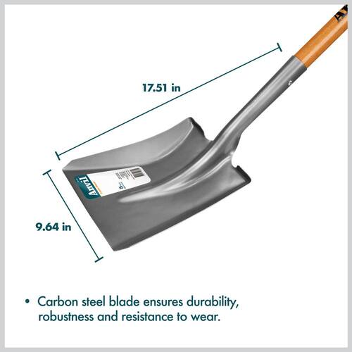 Transfer Shovel Wood Handle Carbon Steel 47 in.