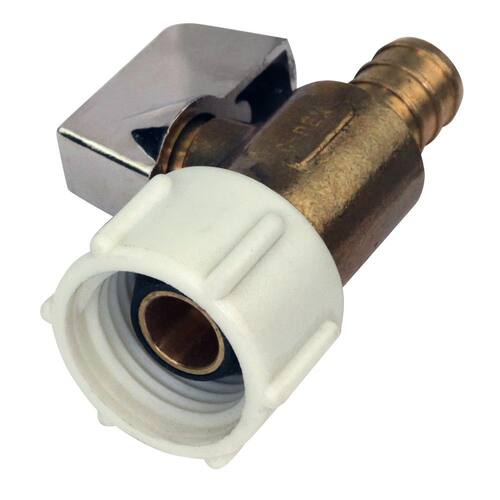 Ball Valve Brass Swivel 1/2 in. PEX-B Barb x 1/2 in. Female Pipe Thread