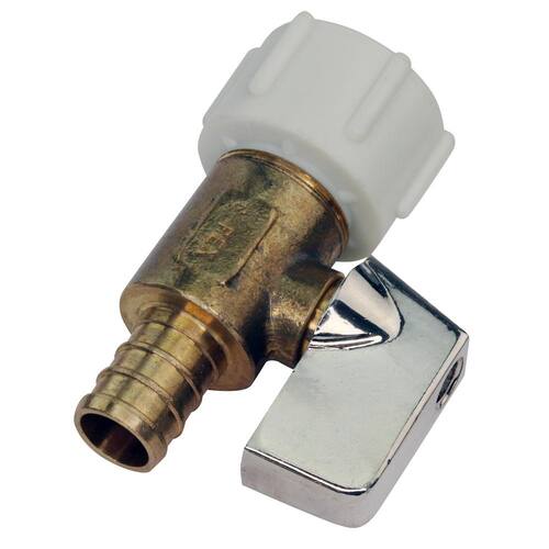 Ball Valve Brass Swivel 1/2 in. PEX-B Barb x 1/2 in. Female Pipe Thread