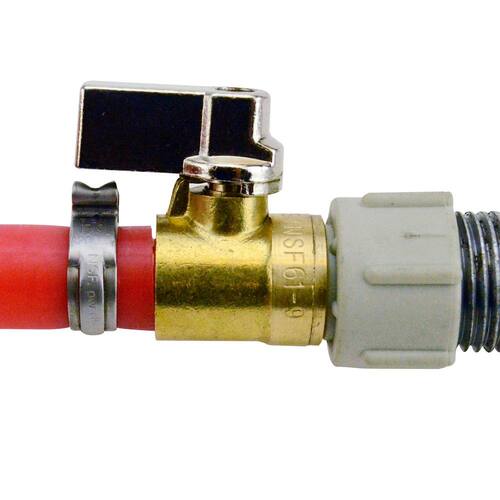 Ball Valve Brass Swivel 1/2 in. PEX-B Barb x 1/2 in. Female Pipe Thread