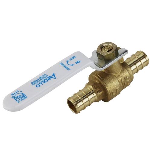 Ball Valve Brass PEX-B Barb 1/2 in.