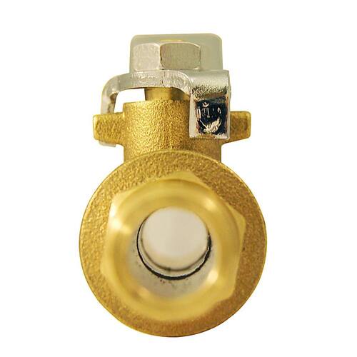 Barb Ball Valve 1/2 in. Brass PEX-A Expansion