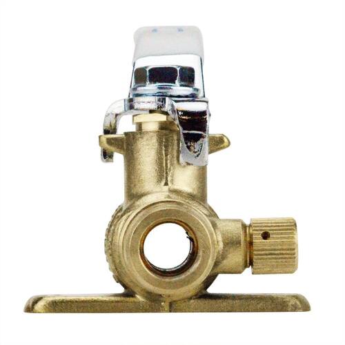 Ball Valve 1/2 in. Brass PEX-A Barb with Drain and Mounting Pad