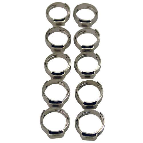 PEX-B Barb Pinch Clamp Stainless Steel 1/2 in. (10-Pack)