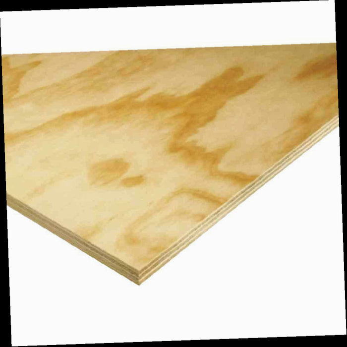 AC Sanded Pine Plywood Panel Common: 23/32 in. x 4 ft. x 8 ft, Actual: 0.688 in. x 48 in. x 96 in.