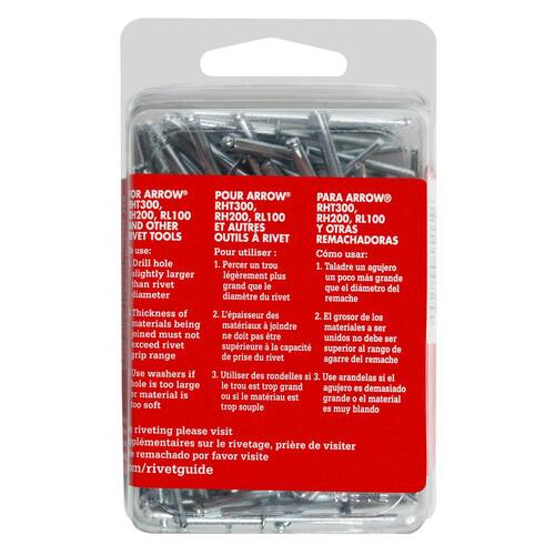 Steel Rivets 1/8 in. Long (100-Pack)