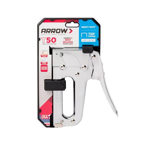 Manual Staple Gun Heavy Duty Arrow T50