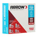 Steel Staples 1/4 in. Leg x 3/8 in. 504IP Galvanized Med. Crown Divergent Point 20-Gauge Heavy-Duty (5000-Pack) — view 9