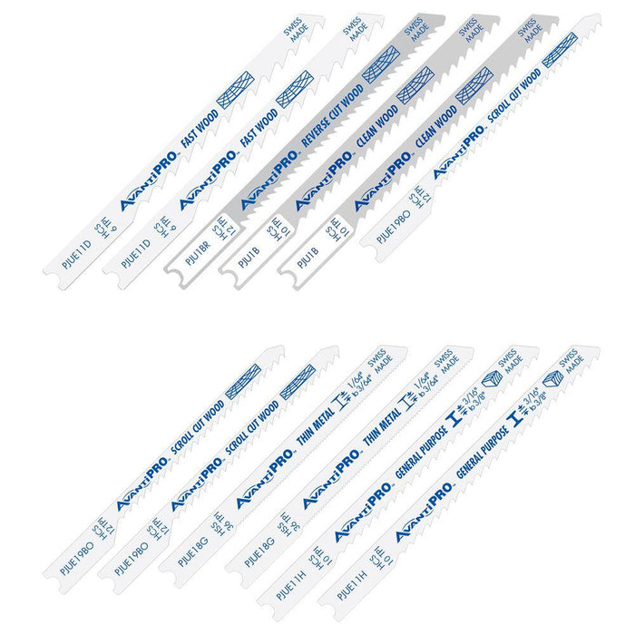Saw Blade Set Multipurpose U-Shank (12-Pack)