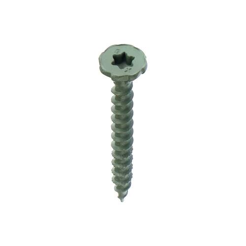 Star Drive Serrated Head Cement Board Screws, #9 x 1-5/8 in., 140-Pack