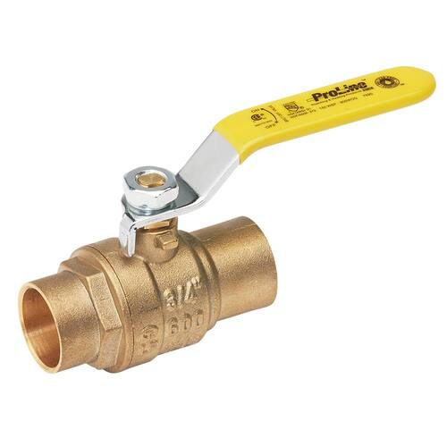 Ball Valve 3/4 in. Full Port Brass SWT (4-Pack)