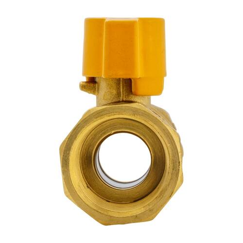 Gas Valve Brass 3/4 in. FPT 2-Piece