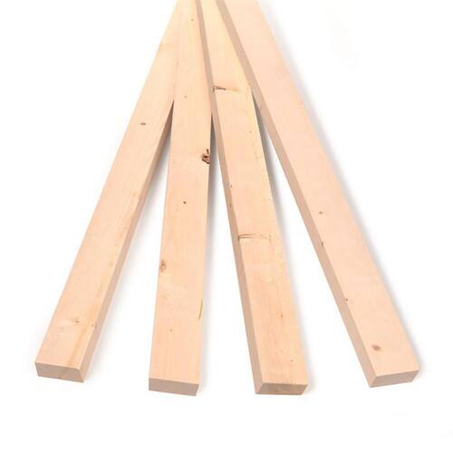 Sanded Boards 1 in. x 2 in. x 2 ft. Premium SPF (4-Pack)