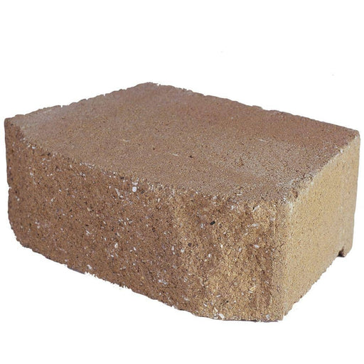 Retaining Wall Block 4 in. x 6.75 in. x 11.75 in. Biege Concrete 1