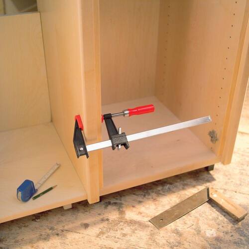 Bar Clamp 34 in. Capacity Clutch Style with Wood Handle and 2-1/2 in. Throat Depth