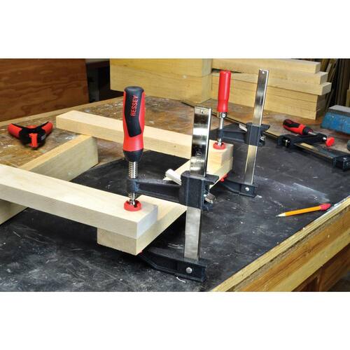 Bar Clamp 34 in. Capacity Clutch Style with Wood Handle and 2-1/2 in. Throat Depth