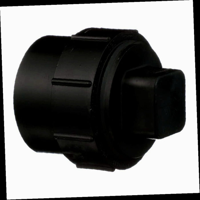 Cleanout Adapter 2 in. ABS with Plug Spigot X FPT