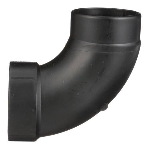 ABS  90-Degree Elbow Fitting 2 in. Hub x Spigot Street  DWV