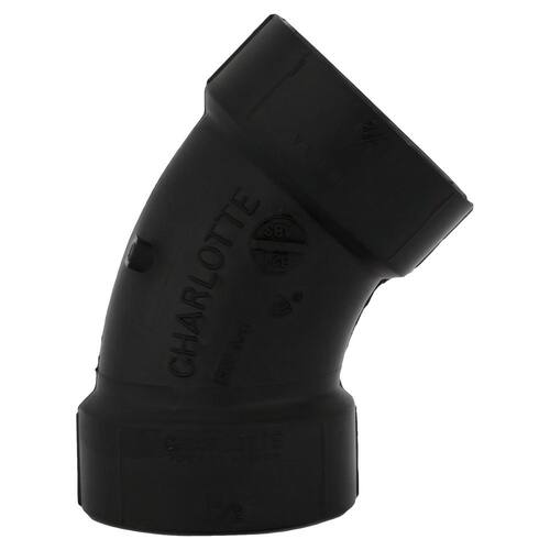 ABS  45-Degree Elbow Fitting 1-1/2 in. x 1-1/2 in. DWV