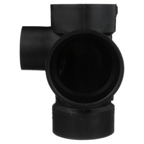 ABS DWV San Tee Left Inlet 3 in. x 3 in. x 3 in. x 2 in.