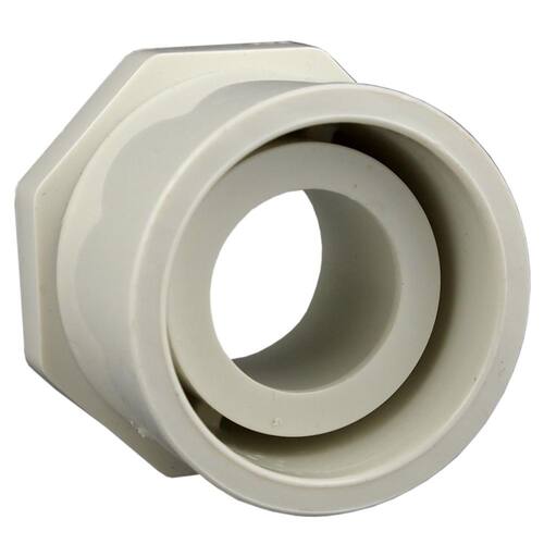 PVC Reducer Bushing 1 in. x 3/4 in. Sch. 40 SPG x S