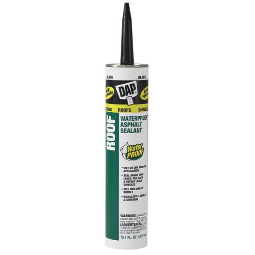 Roof Sealant, Black, Exterior Roofing, Blacktop & Roof, 10.1 oz.