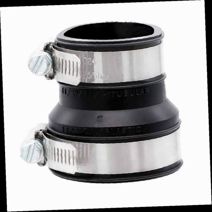 Drain and Trap Connector PVC Mechanical Fittings & Connectors 1-1/2 in. x 1-1/2 in. or 1-1/4 in.