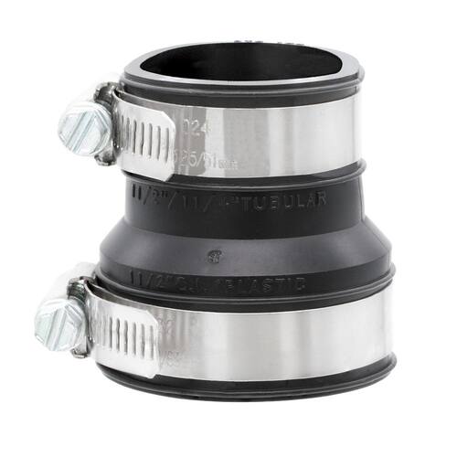 Drain and Trap Connector PVC Mechanical Fittings & Connectors 1-1/2 in. x 1-1/2 in. or 1-1/4 in.