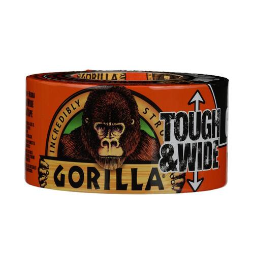 Duct Tape, Tough and Wide, Black, 25 yds.