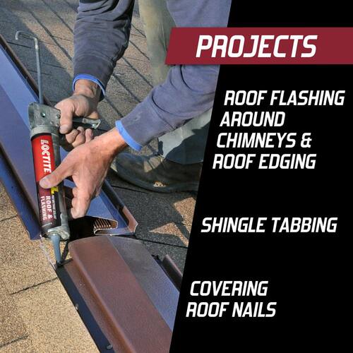 Roof and Flashing Sealant, PL S30, Polyurethane, Black, 10 fl. oz.