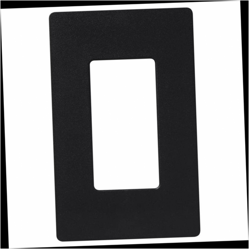 Wall Plate 1 Gang for Decorator/Rocker Switches Gloss Black 1-Pack