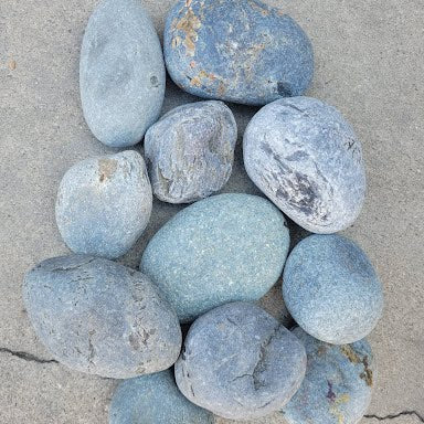 Landscape Pebbles 3 in. - 5 in. Black Mexican Beach 0.9 cu.ft, 75 lb