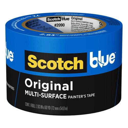 Painter's Tape, Original Multi-Surface, ScotchBlue, 2.83 in. x 60 yds. (1 Roll)