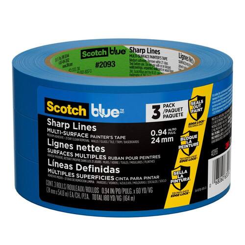 Sharp Lines Painter's Tape (3-Pack) 0.94 in. x 60 yds.